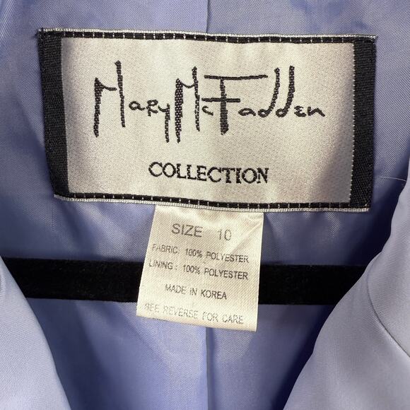 Mary McFadden Collection Size 10 Belted Blazer Jacket Office Retro VTG Rare *TF - Picture 3 of 11